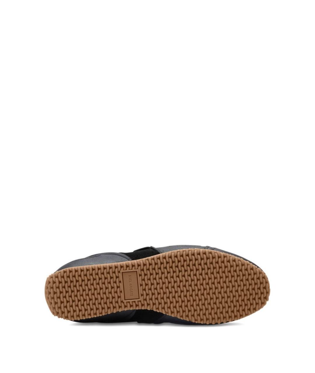 AXEL ARIGATO Черные кожаные низкие кроссовки / кеды, фото 3