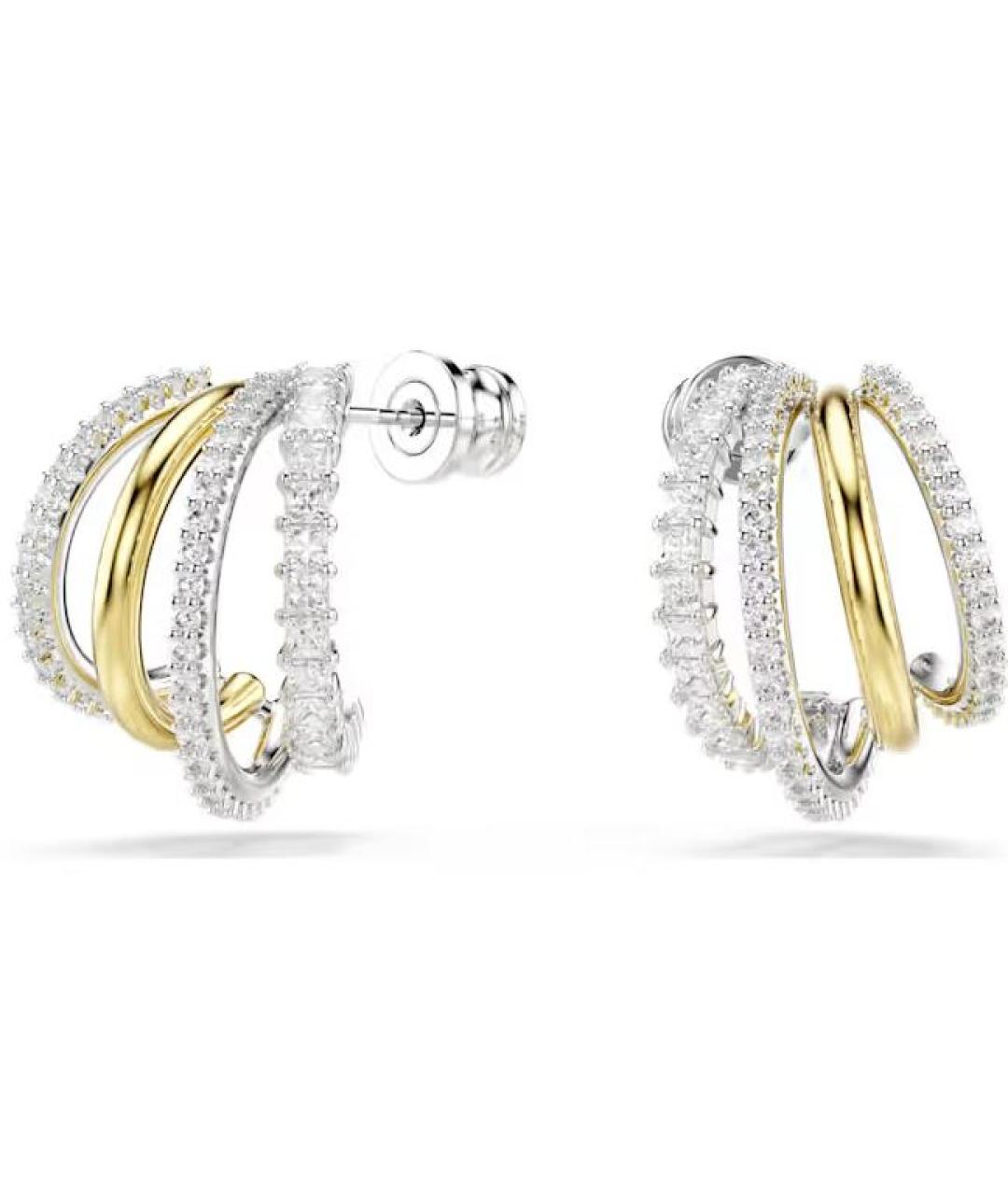 SWAROVSKI Мульти металлические серьги, фото 1