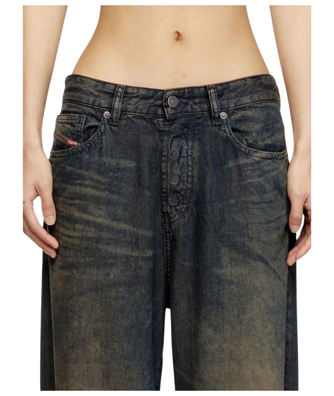 DIESEL Мульти хлопковые прямые джинсы, фото 4