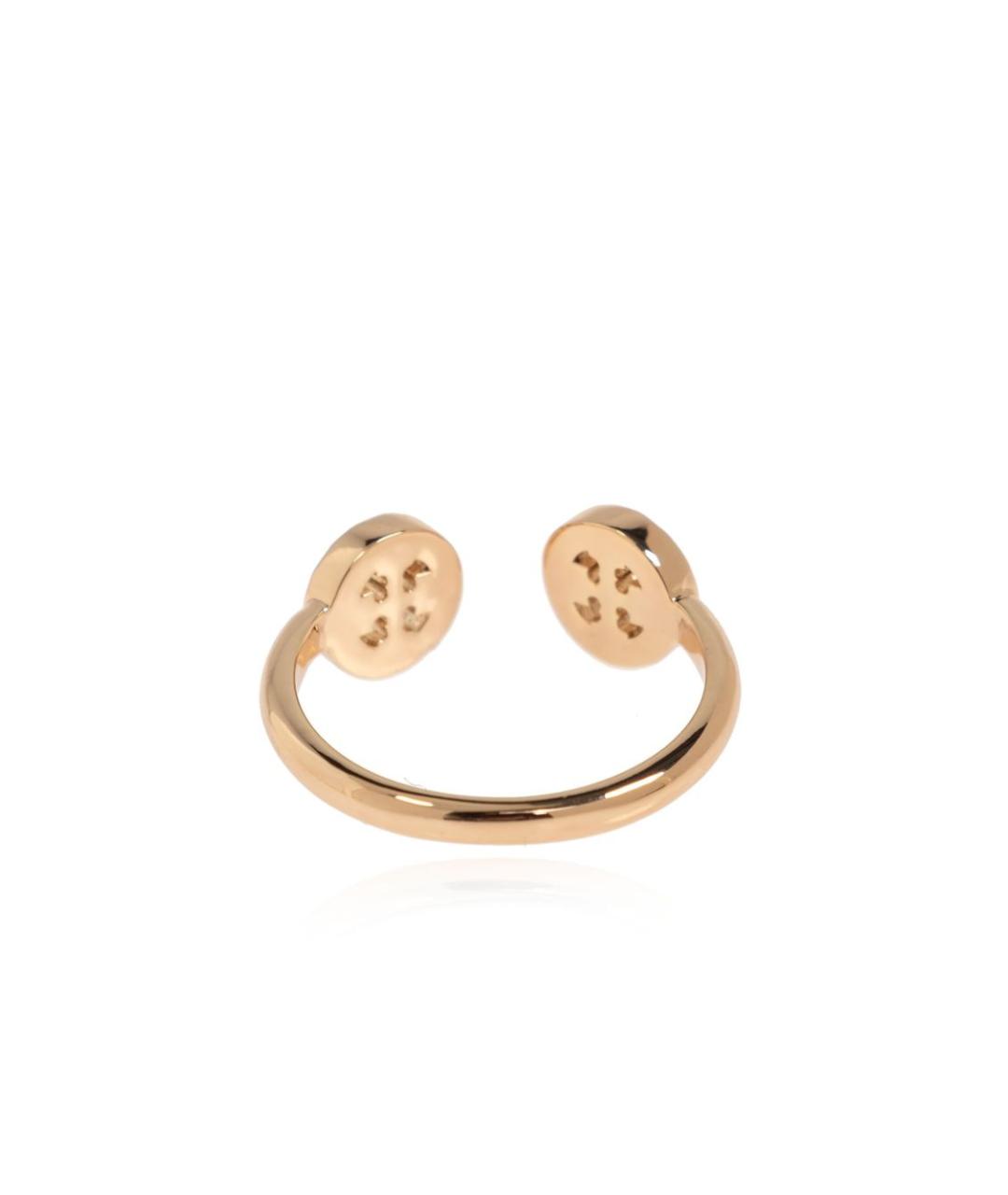 TORY BURCH Золотое металлическое кольцо, фото 4