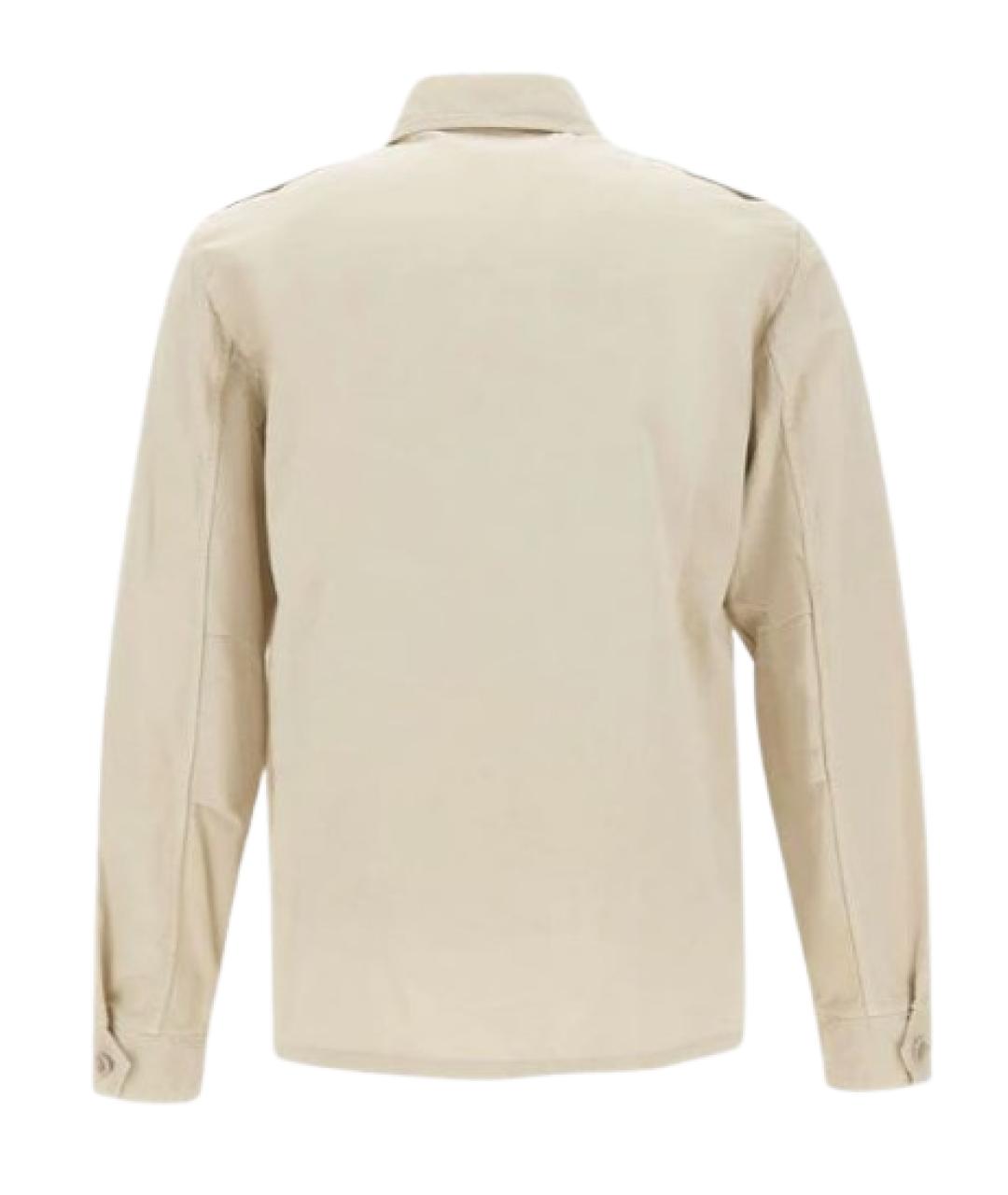 ASPESI Бежевая хлопковая кэжуал рубашка, фото 2