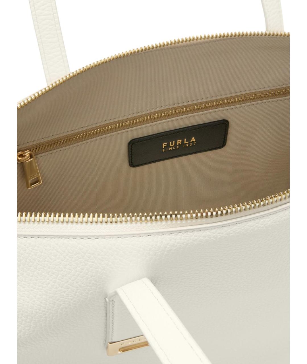 FURLA Бежевая сумка тоут, фото 4