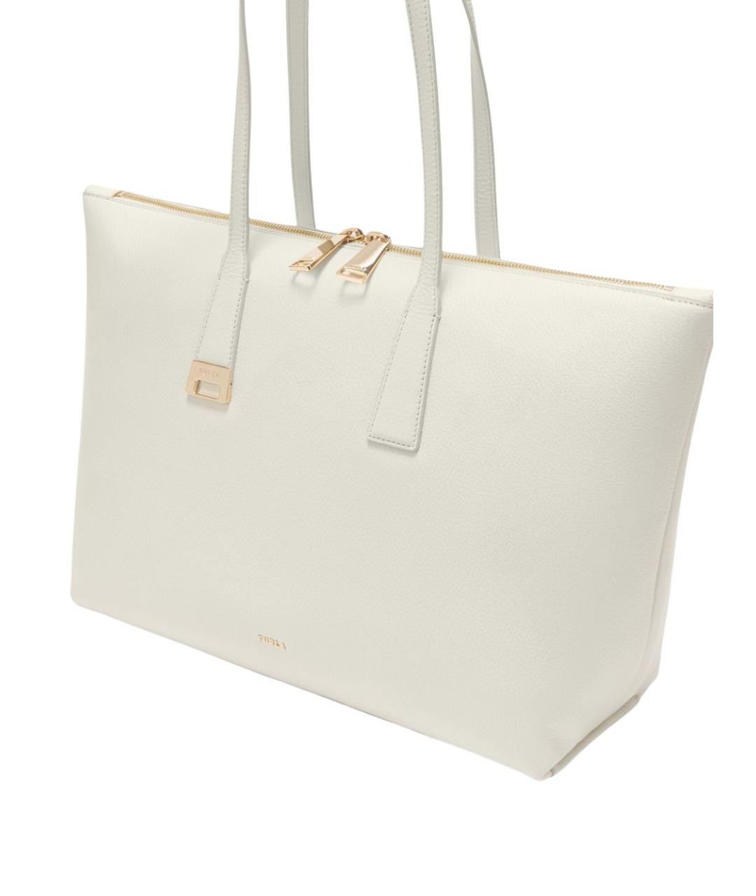 FURLA Бежевая сумка тоут, фото 5