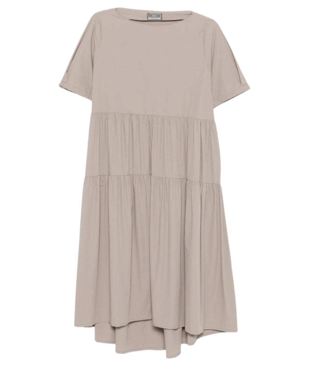 HERNO Серое повседневное платье, фото 1