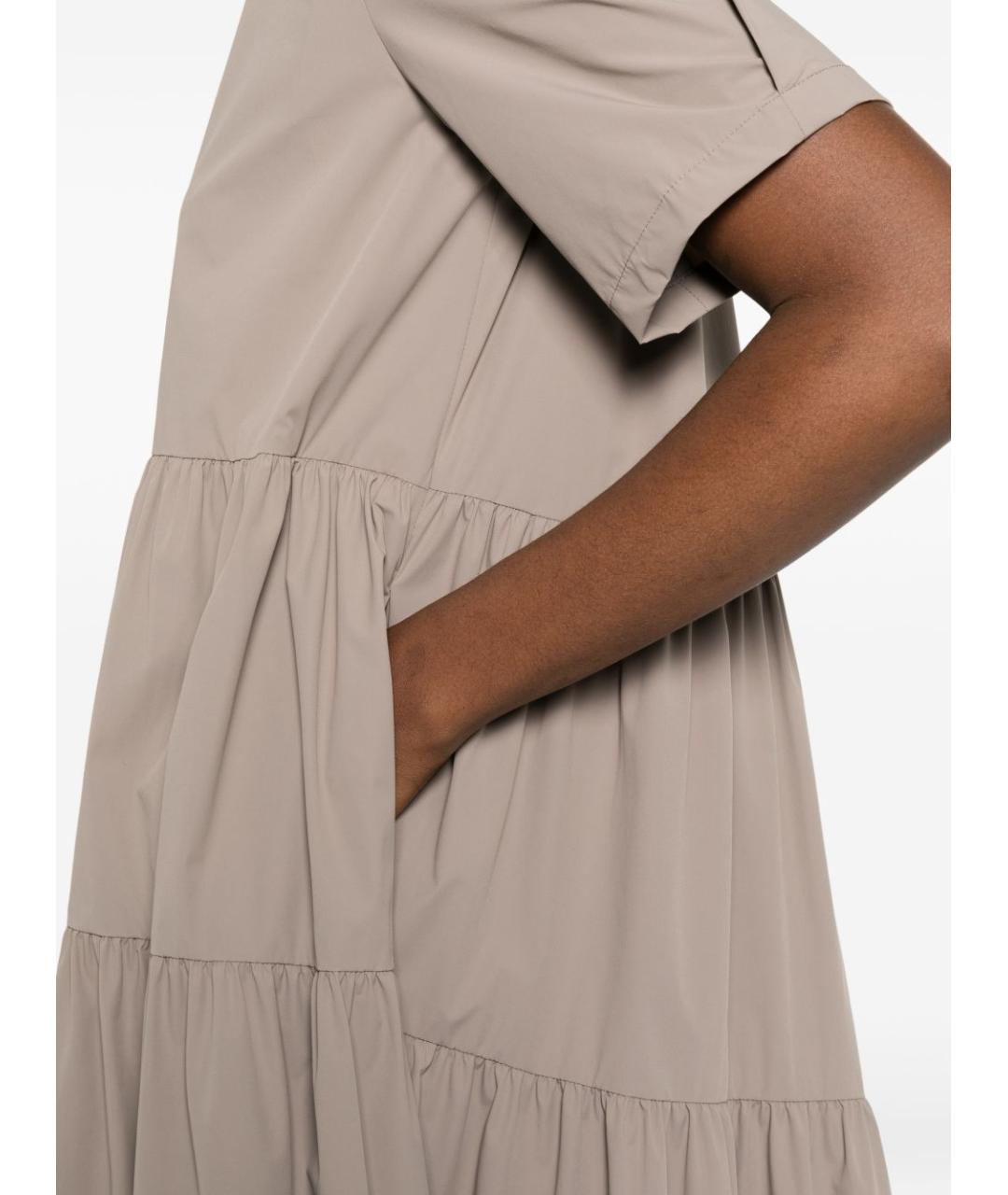 HERNO Серое повседневное платье, фото 3