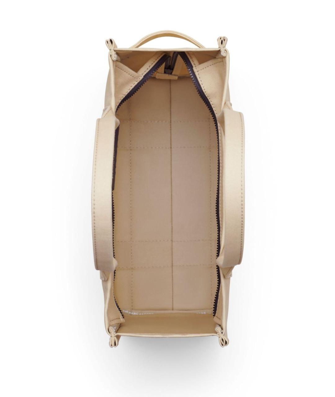 MARC JACOBS Бежевая хлопковая сумка тоут, фото 3