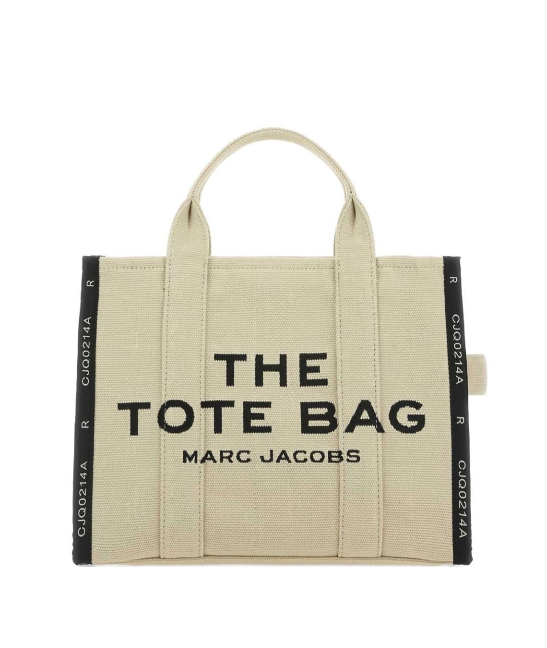 MARC JACOBS Бежевая хлопковая сумка тоут, фото 3