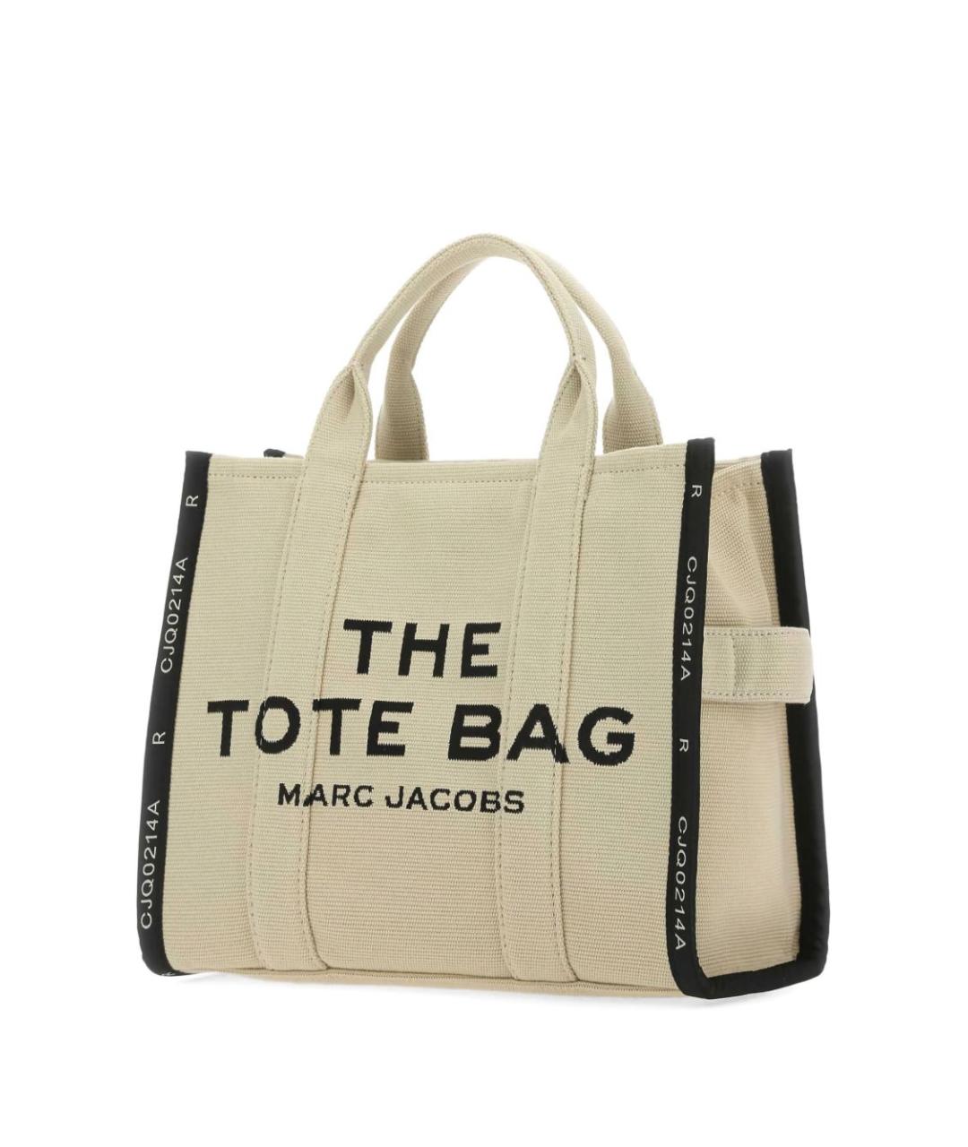 MARC JACOBS Бежевая хлопковая сумка тоут, фото 5