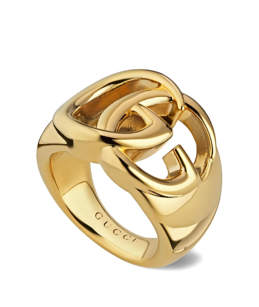 GUCCI Золотое латунное кольцо, фото 1