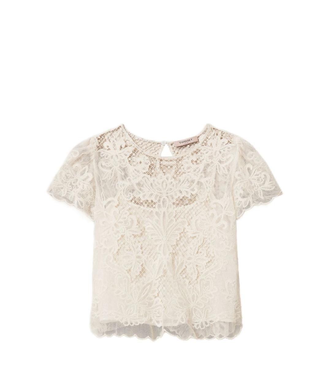 TWIN-SET Бежевая футболка, фото 1