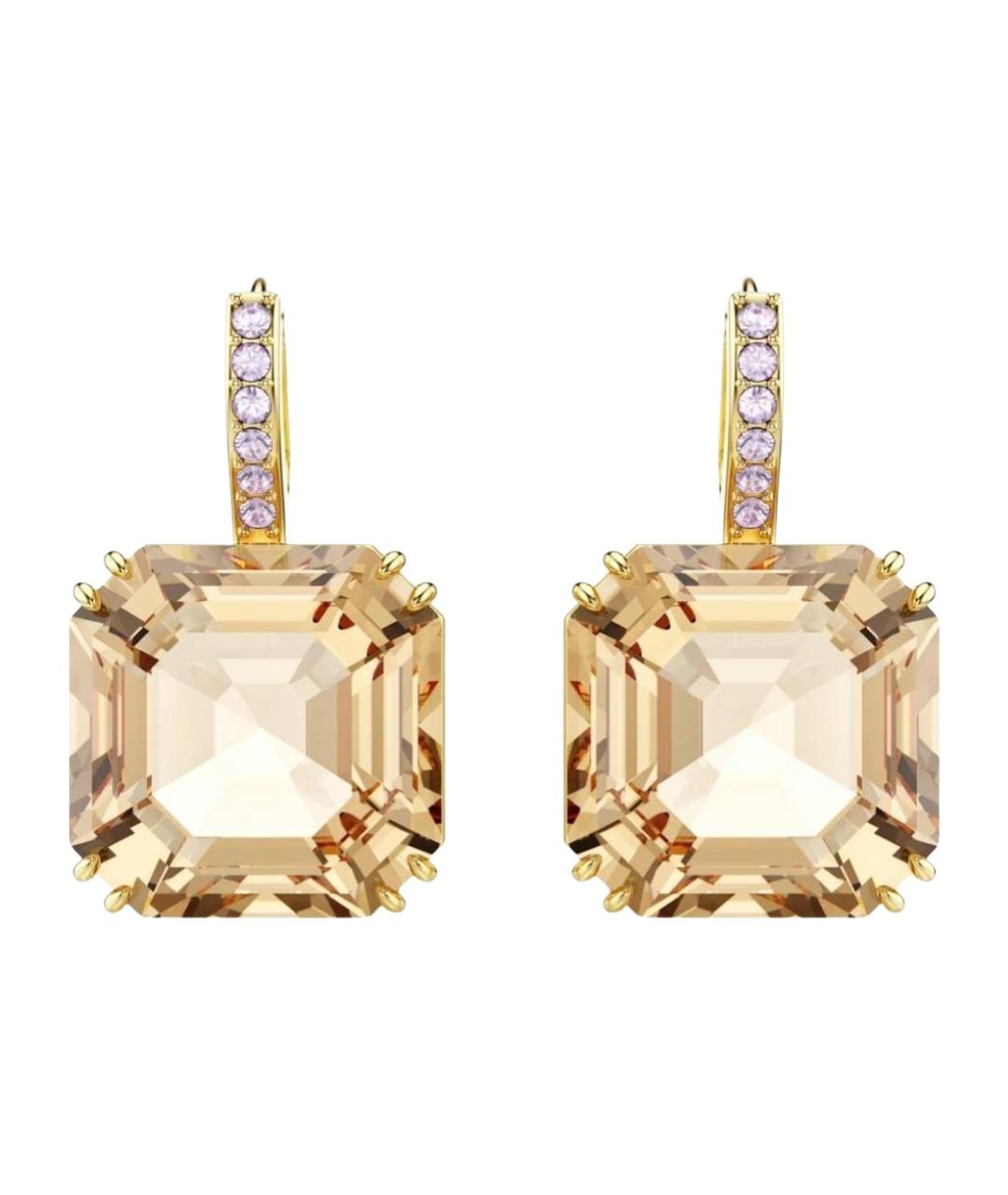 SWAROVSKI Золотые серьги, фото 1