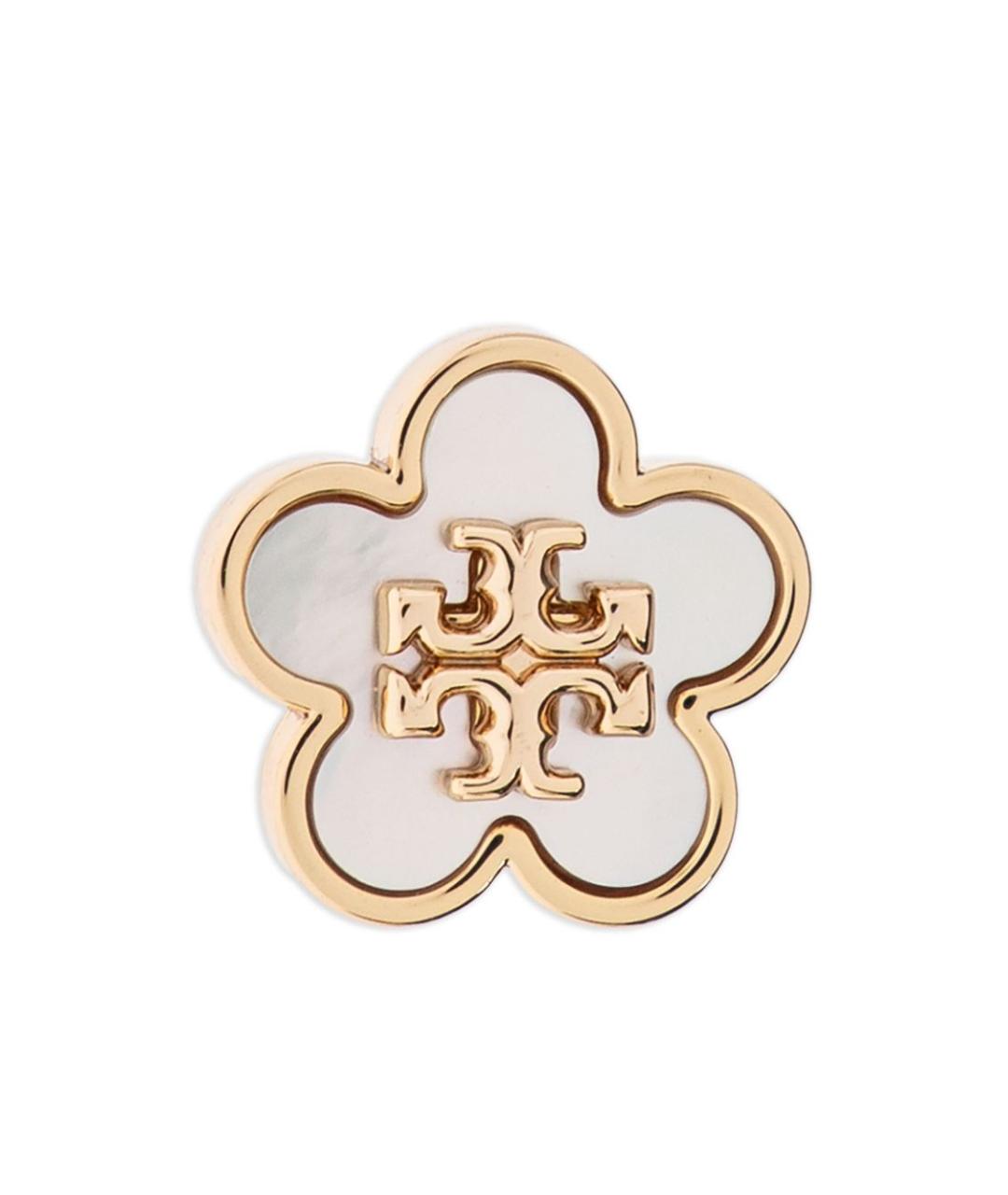 TORY BURCH Золотые металлические серьги, фото 2