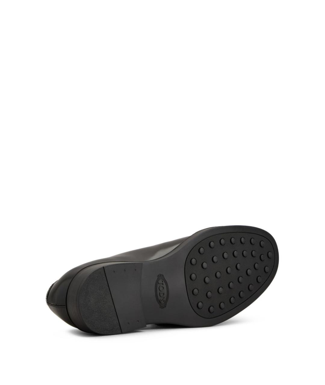 TOD'S Черные кожаные туфли, фото 2