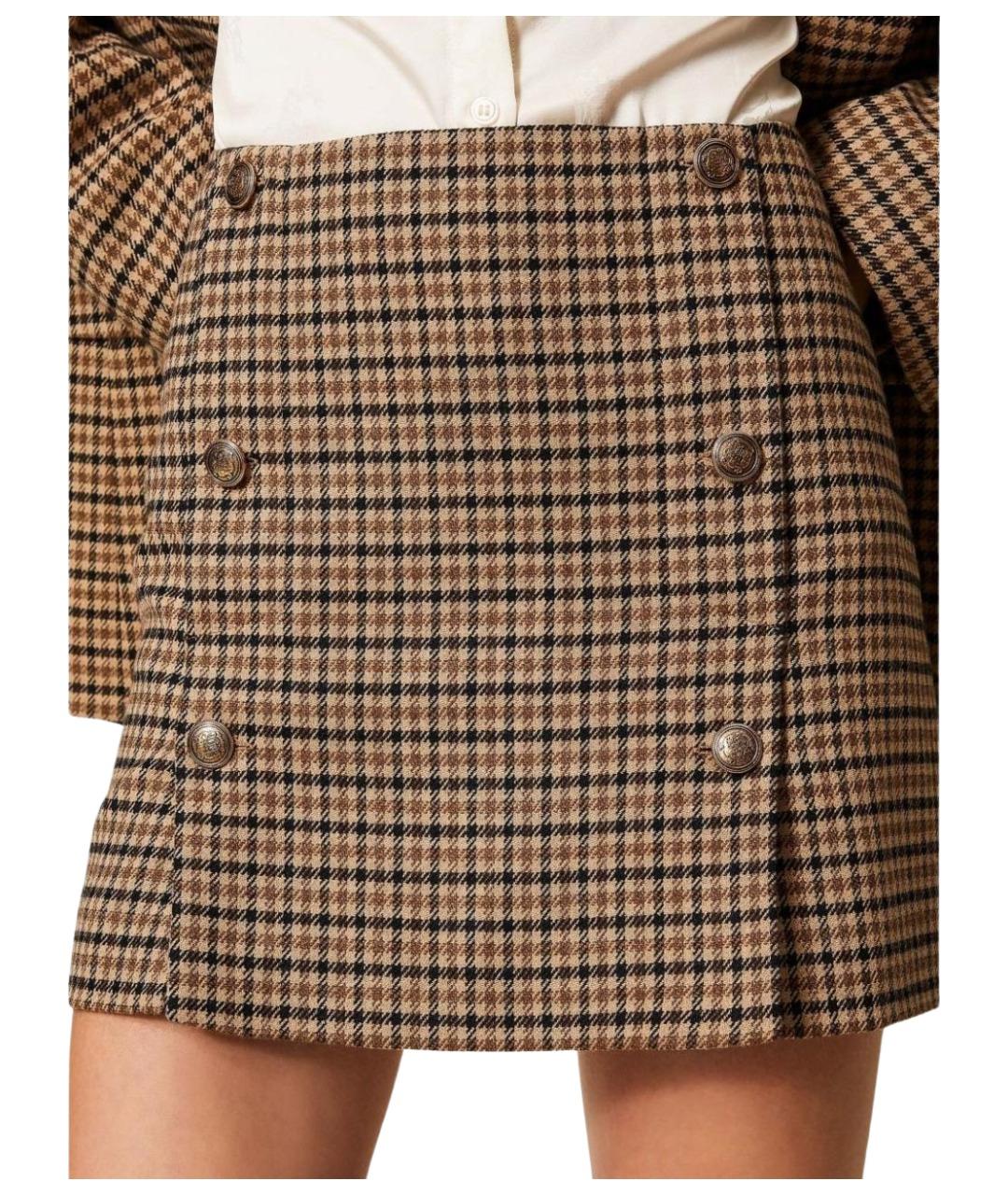 TWIN-SET Мульти юбка миди, фото 3