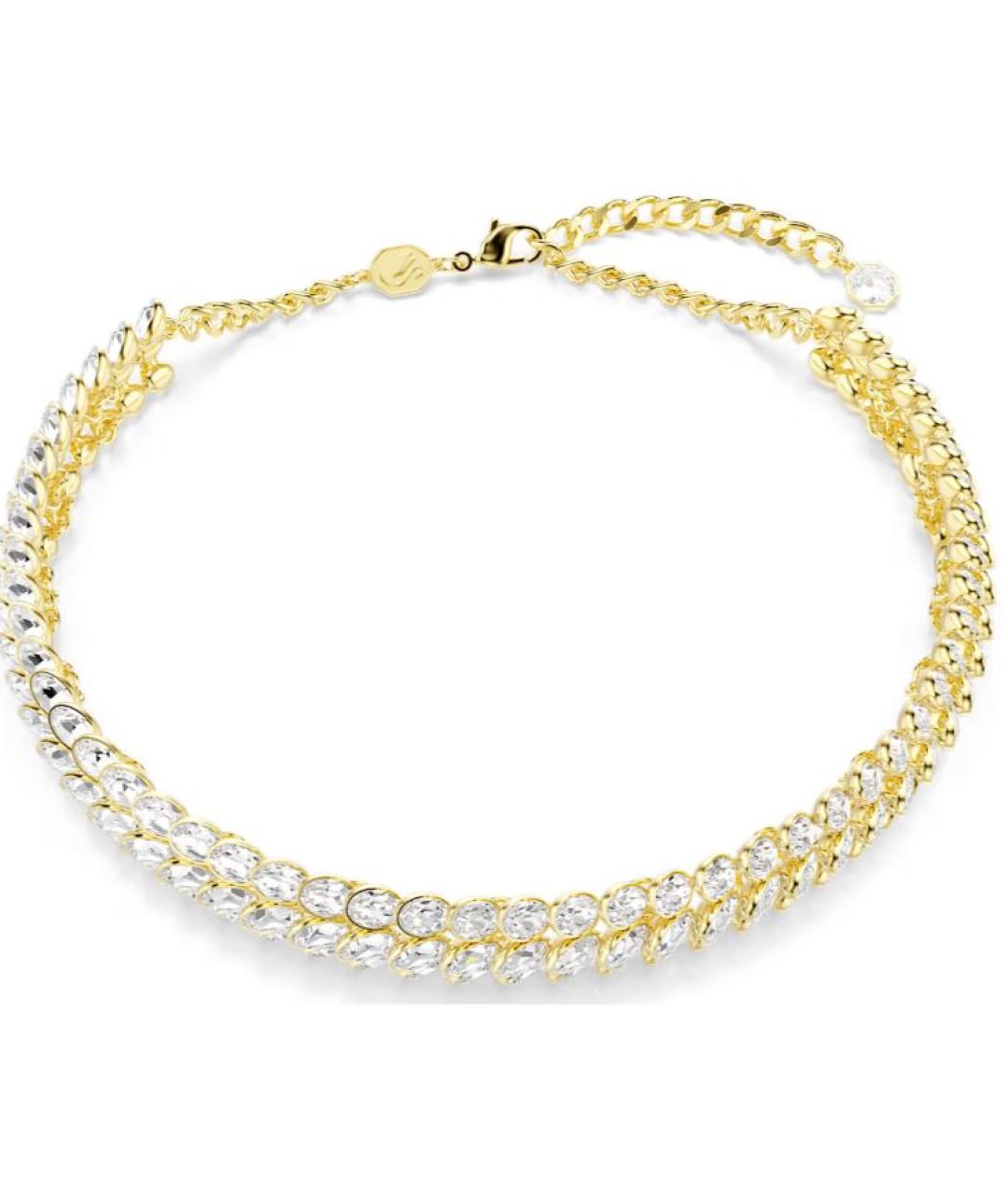 SWAROVSKI Золотое стеклянное колье, фото 1