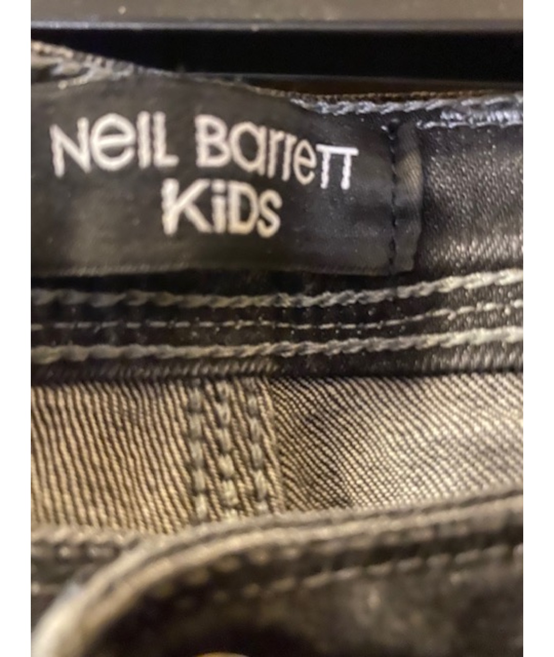 BARRETT Черные хлопковые детские джинсы, фото 3