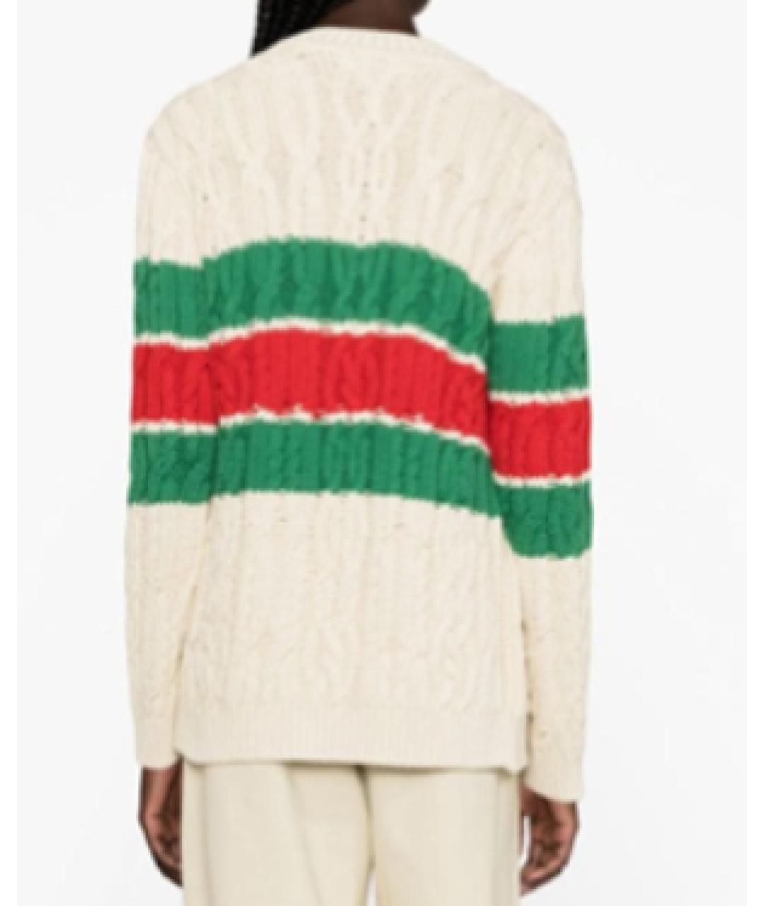 GUCCI Бежевый хлопковый кардиган, фото 5