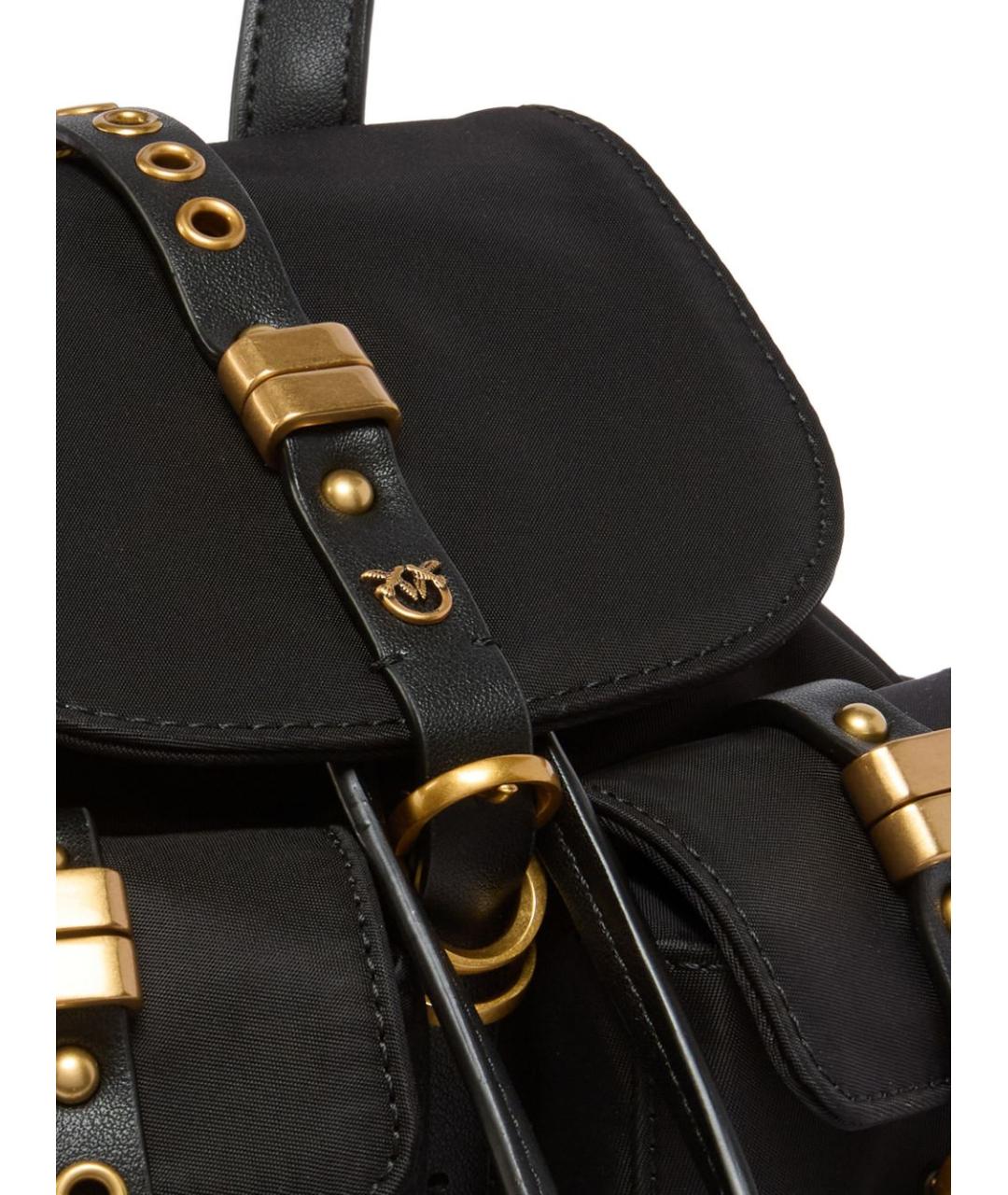 PINKO Черный тканевый рюкзак, фото 2