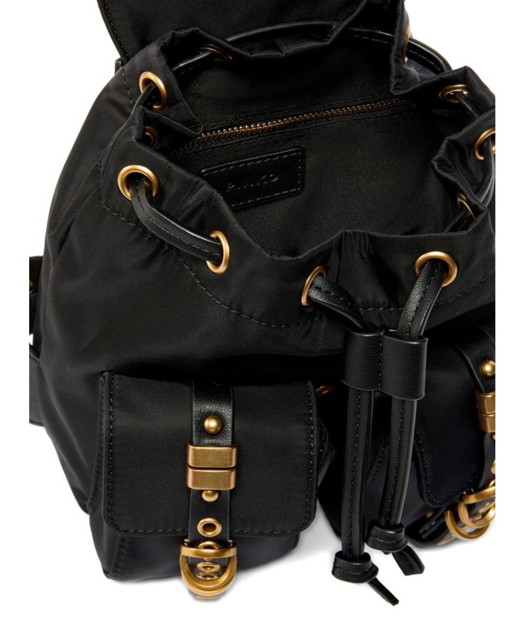 PINKO Черный тканевый рюкзак, фото 3