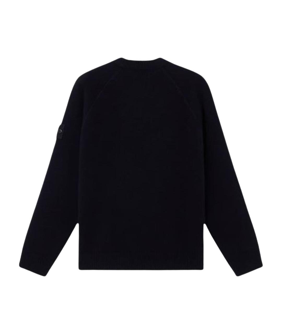 STONE ISLAND Синий кашемировый джемпер / свитер, фото 2