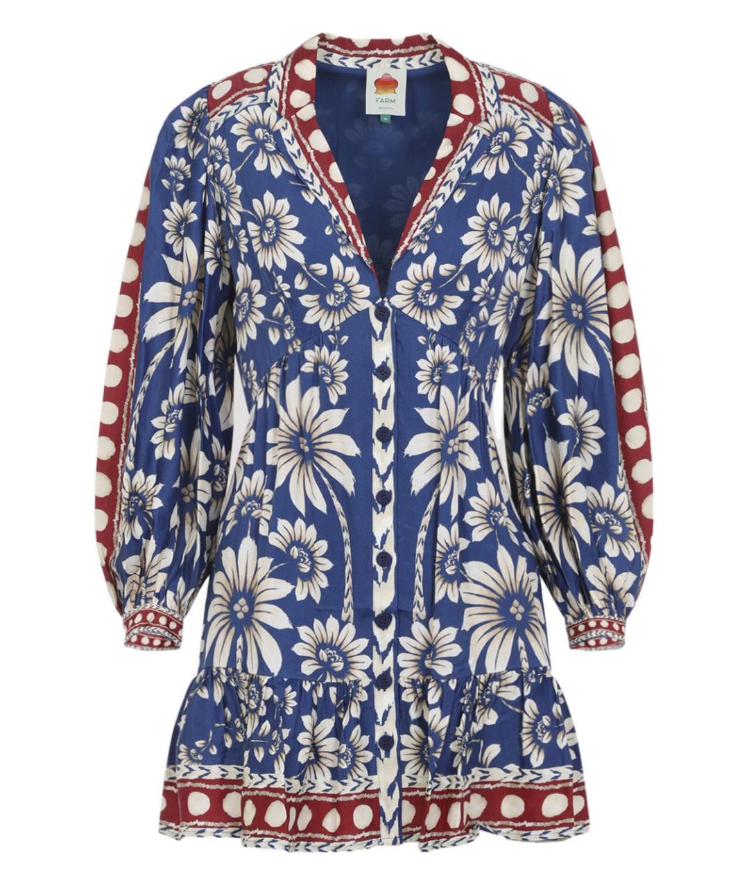 FARM RIO Мульти вискозное повседневное платье, фото 1