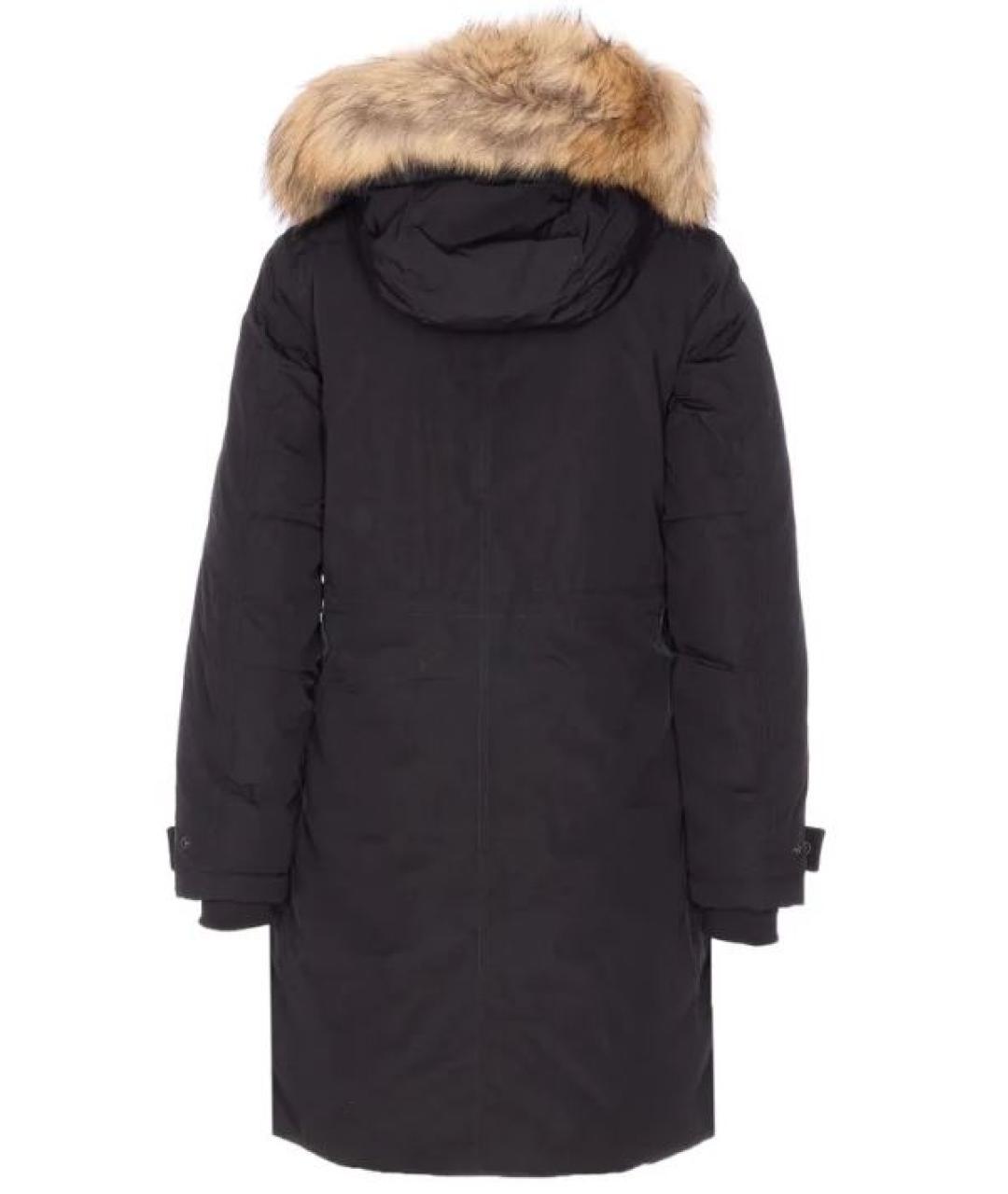 WOOLRICH Черная полиэстеровая парка, фото 2