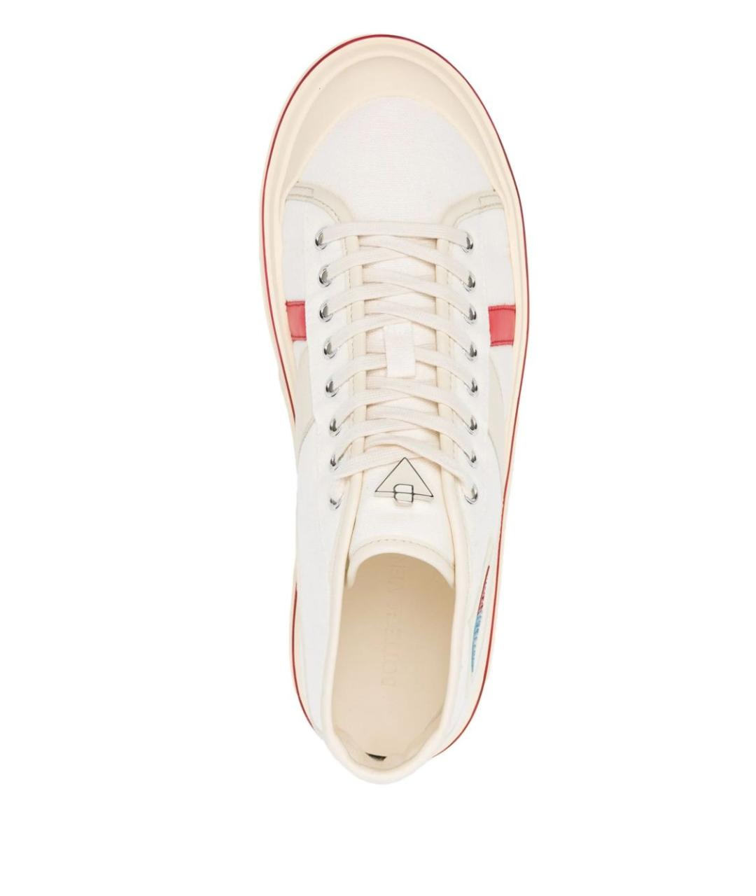 BOTTEGA VENETA Белые низкие кроссовки / кеды, фото 3