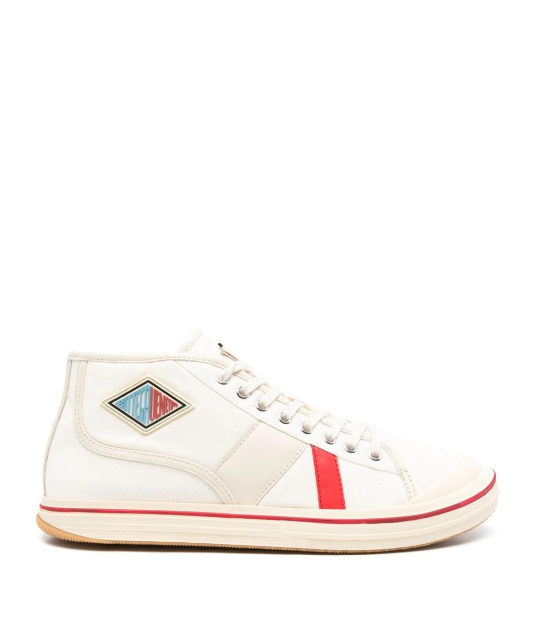 BOTTEGA VENETA Белые низкие кроссовки / кеды, фото 4