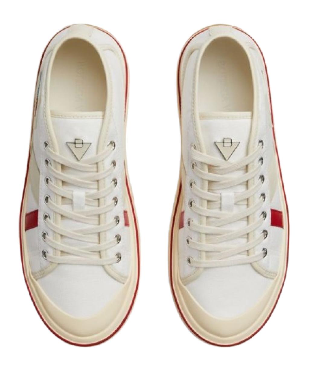 BOTTEGA VENETA Белые низкие кроссовки / кеды, фото 2