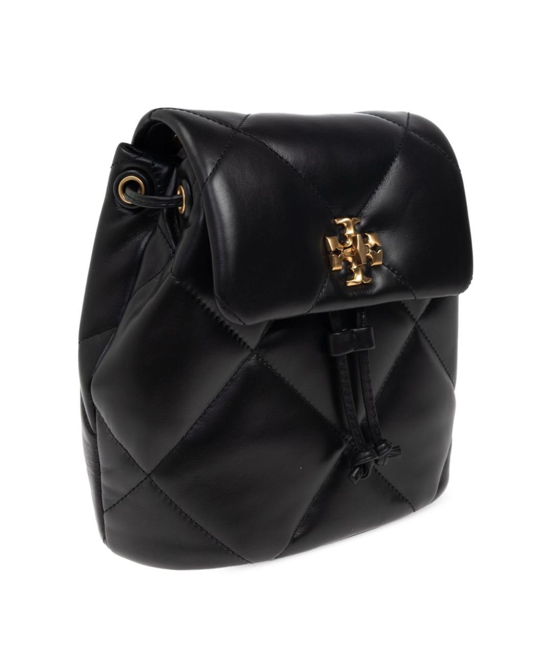 TORY BURCH Черный кожаный рюкзак, фото 8