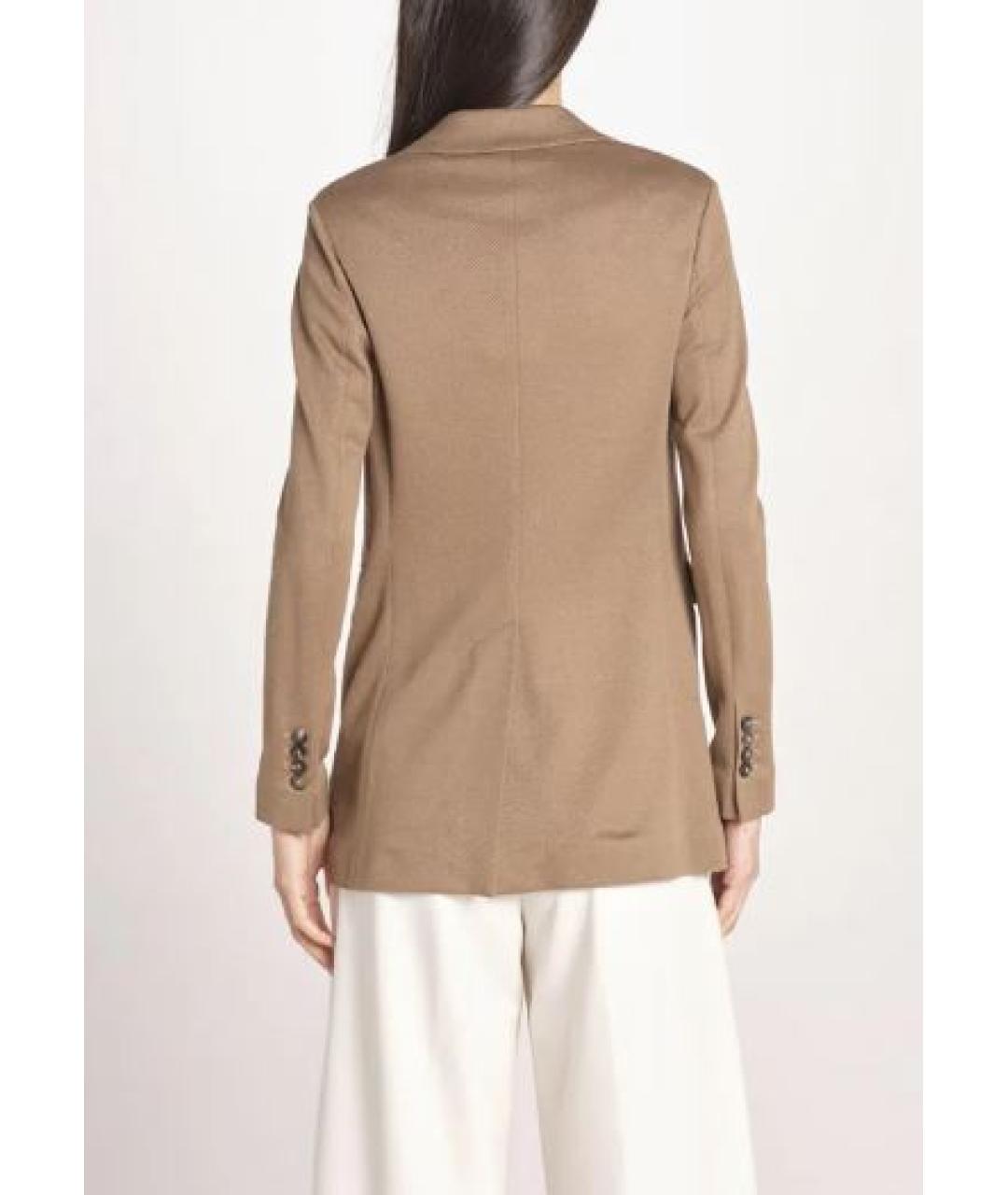 CIRCOLO 1901 Коричневый хлопковый жакет/пиджак, фото 5