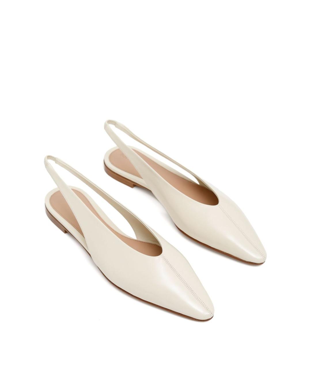 BOTTEGA VENETA Бежевые босоножки, фото 4