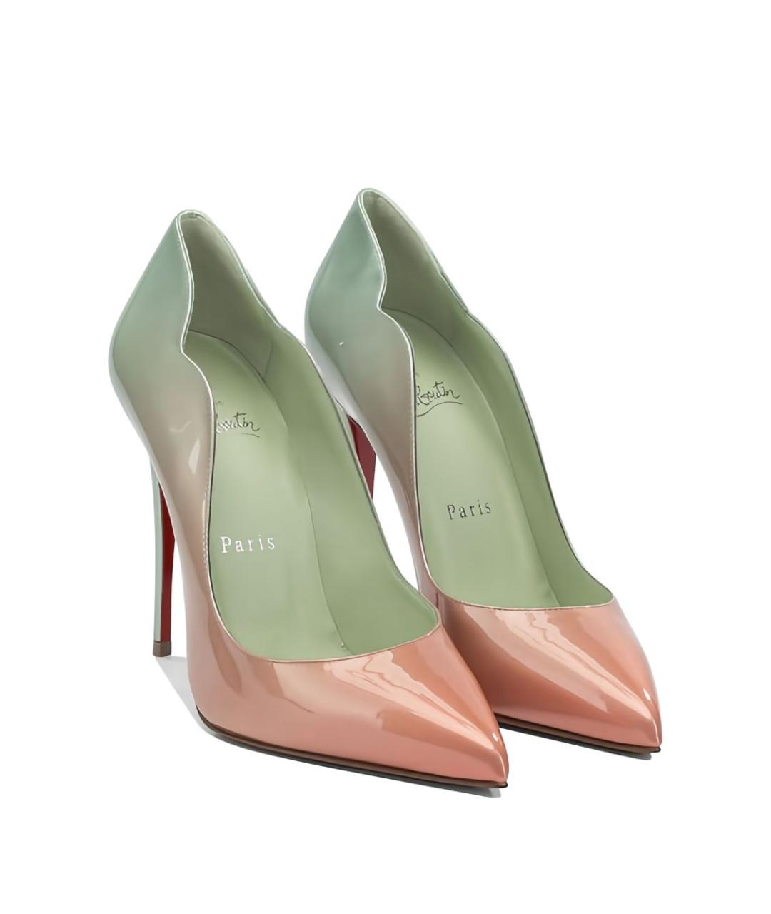 CHRISTIAN LOUBOUTIN Мульти туфли из лакированной кожи, фото 2
