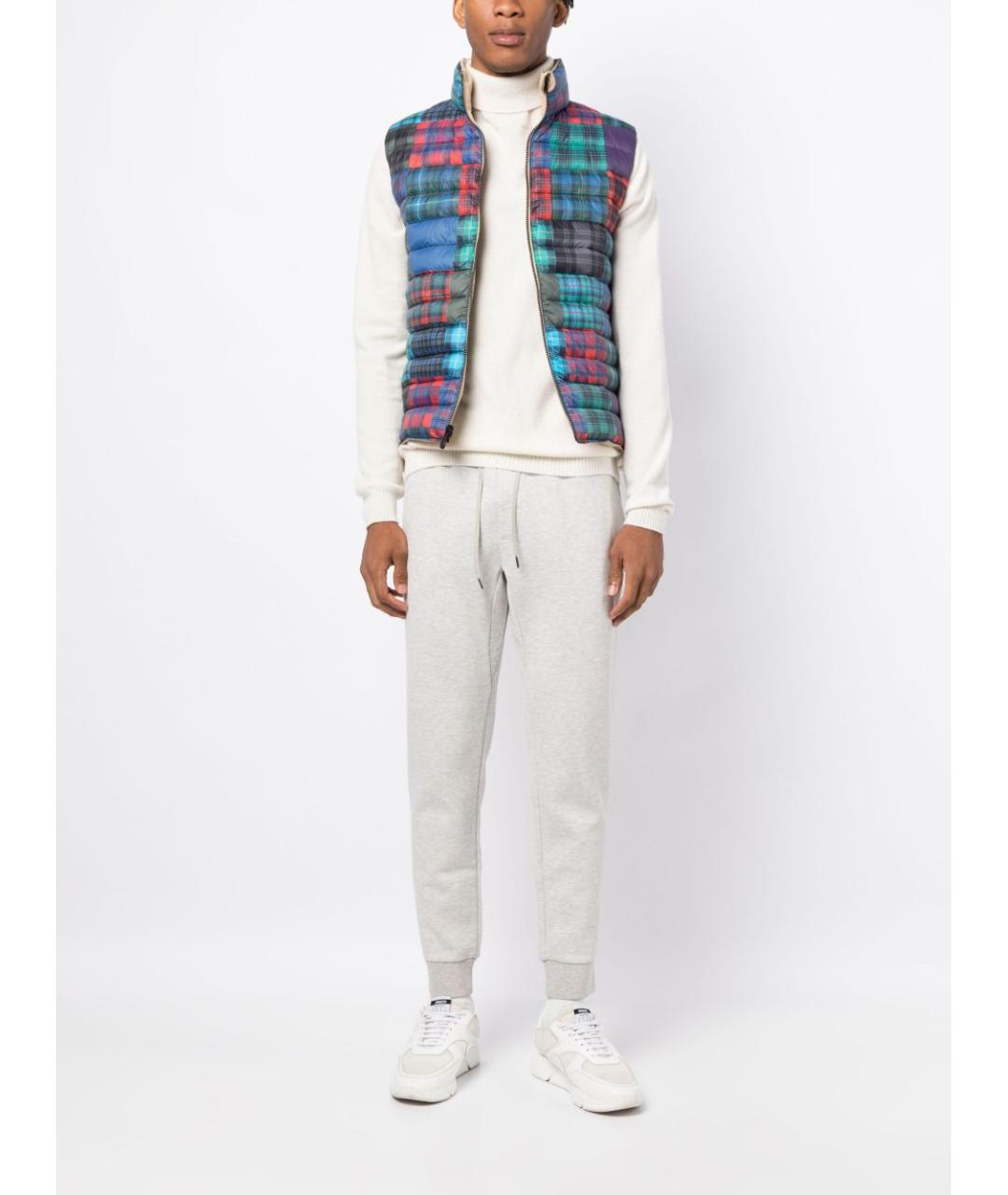 RALPH LAUREN Серые хлопковые повседневные брюки, фото 7