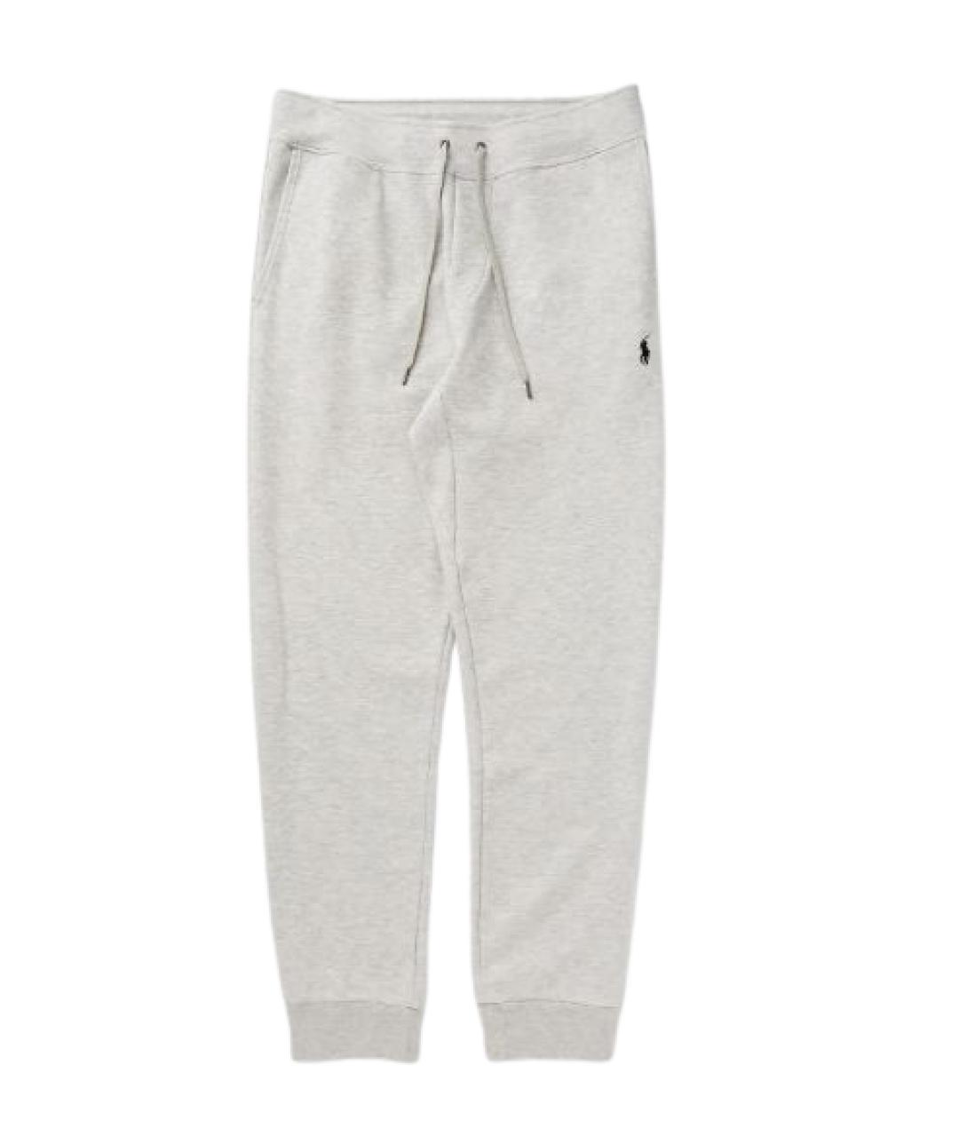 RALPH LAUREN Серые хлопковые повседневные брюки, фото 1