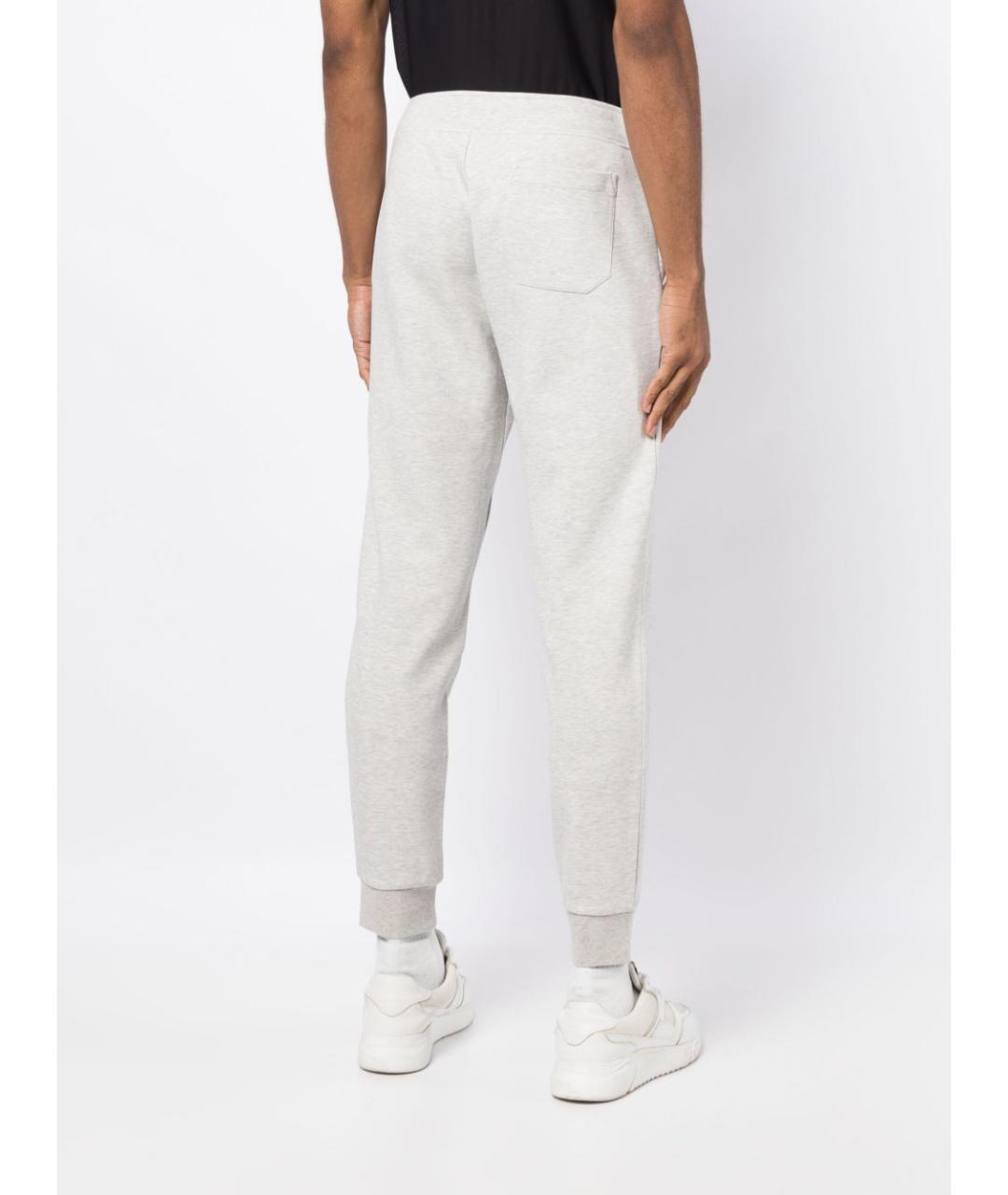 RALPH LAUREN Серые хлопковые повседневные брюки, фото 5