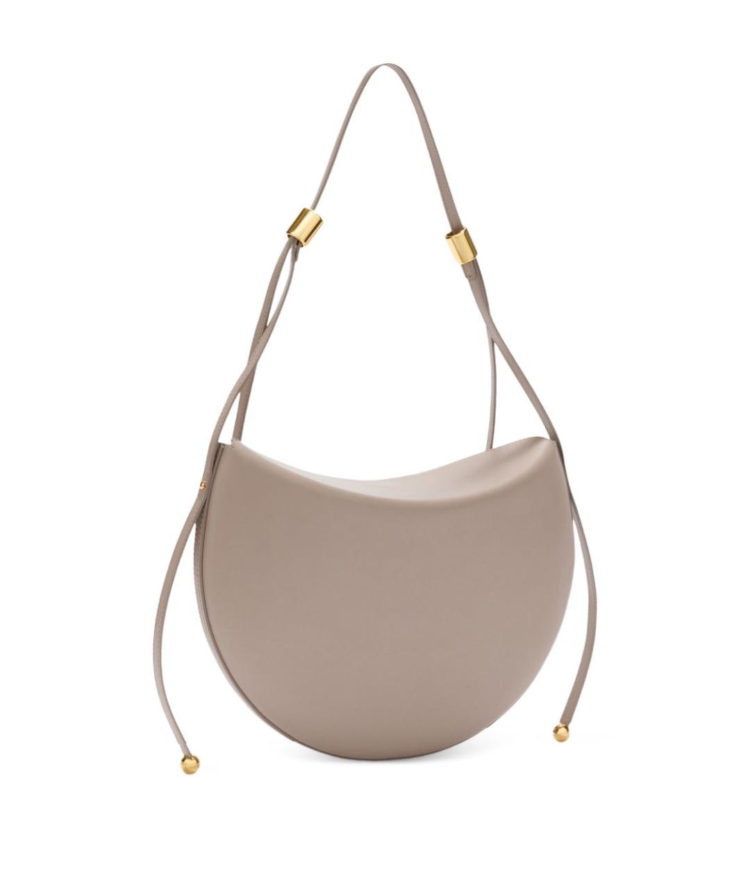 FURLA Бежевая кожаная сумка через плечо, фото 3