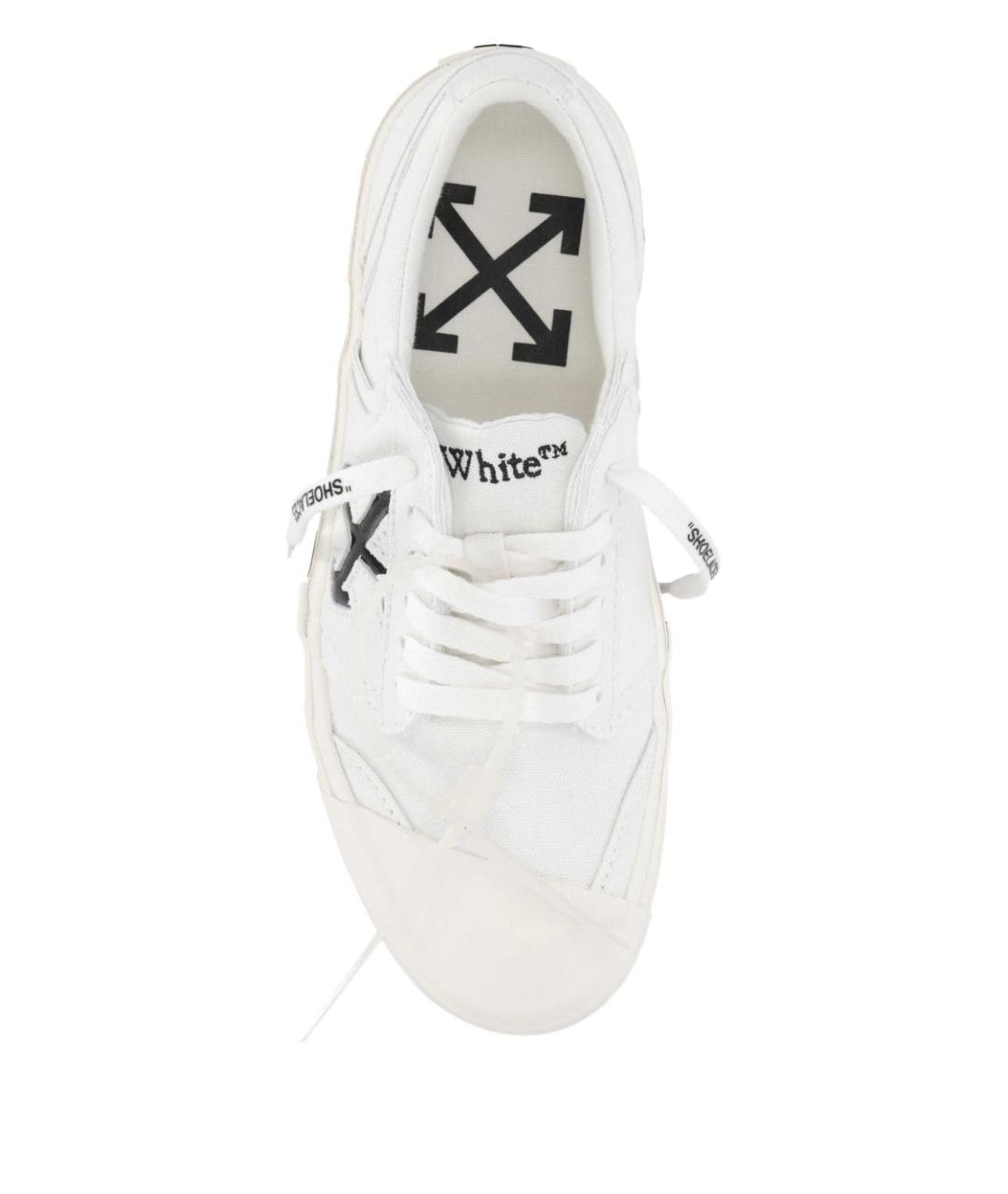 OFF-WHITE Белые текстильные ботинки, фото 3