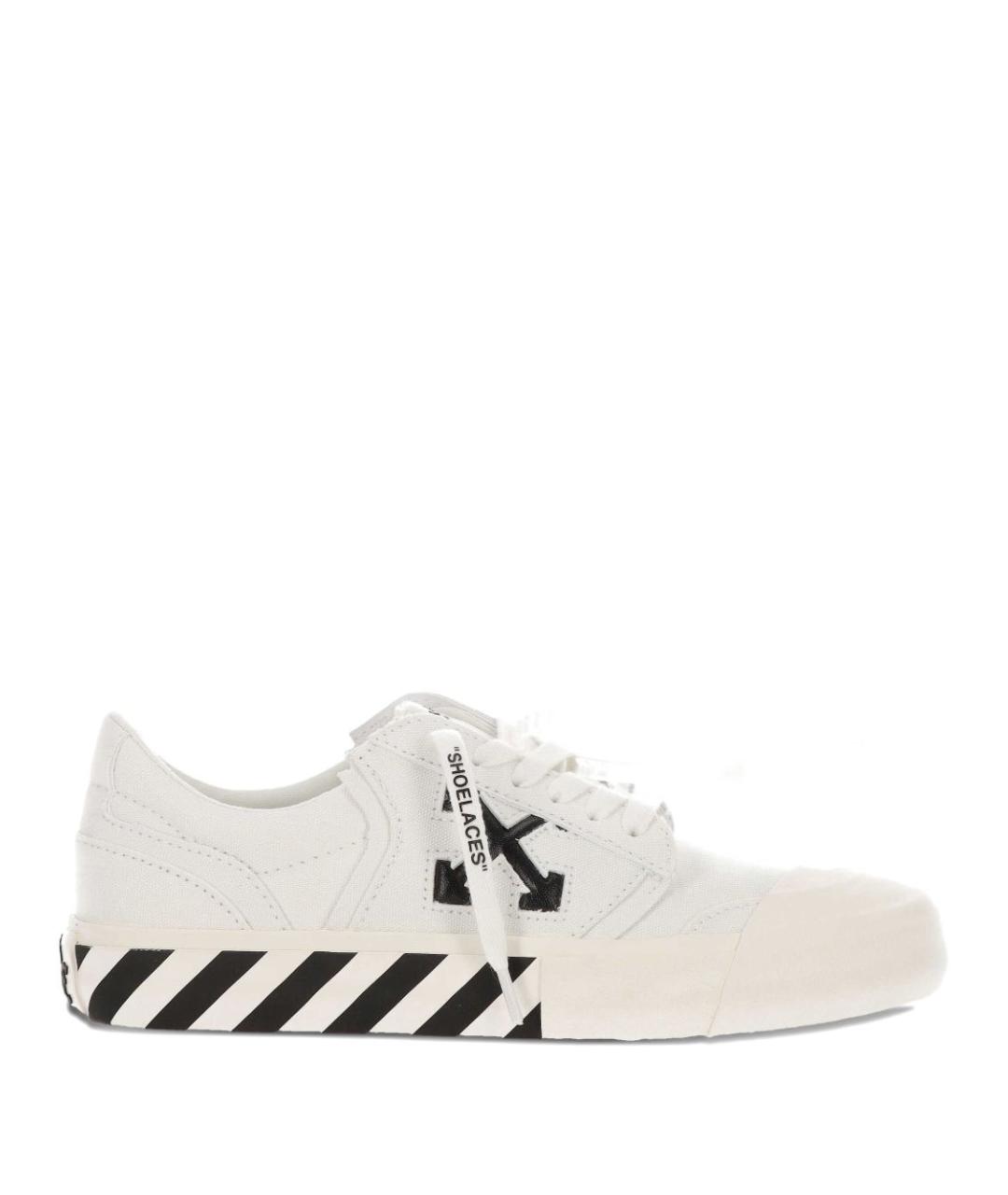 OFF-WHITE Белые текстильные ботинки, фото 1