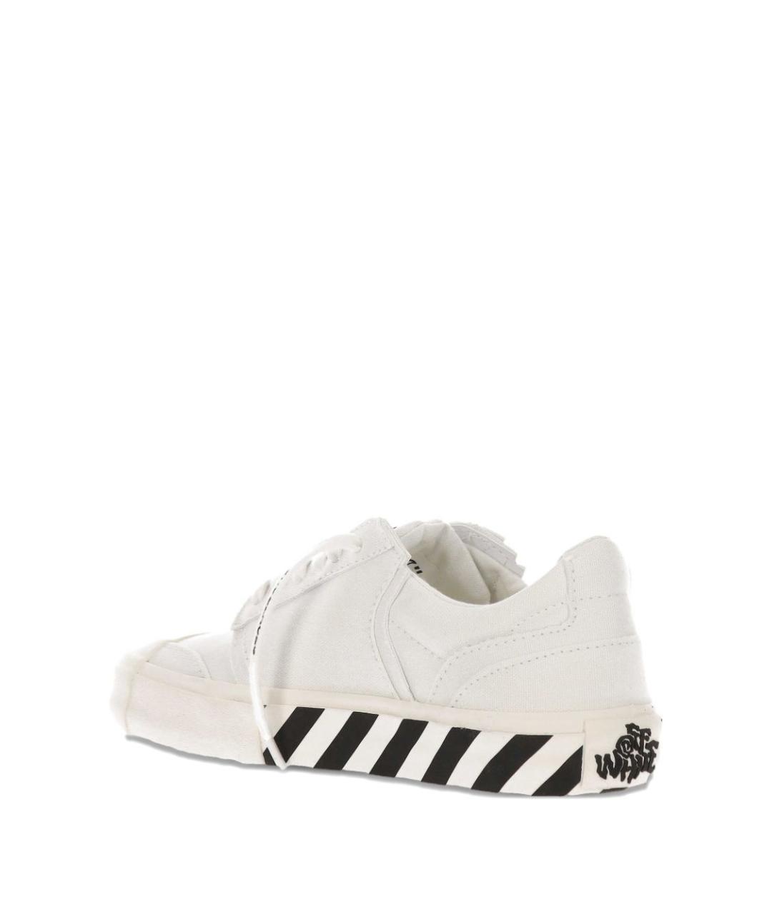 OFF-WHITE Белые текстильные ботинки, фото 4