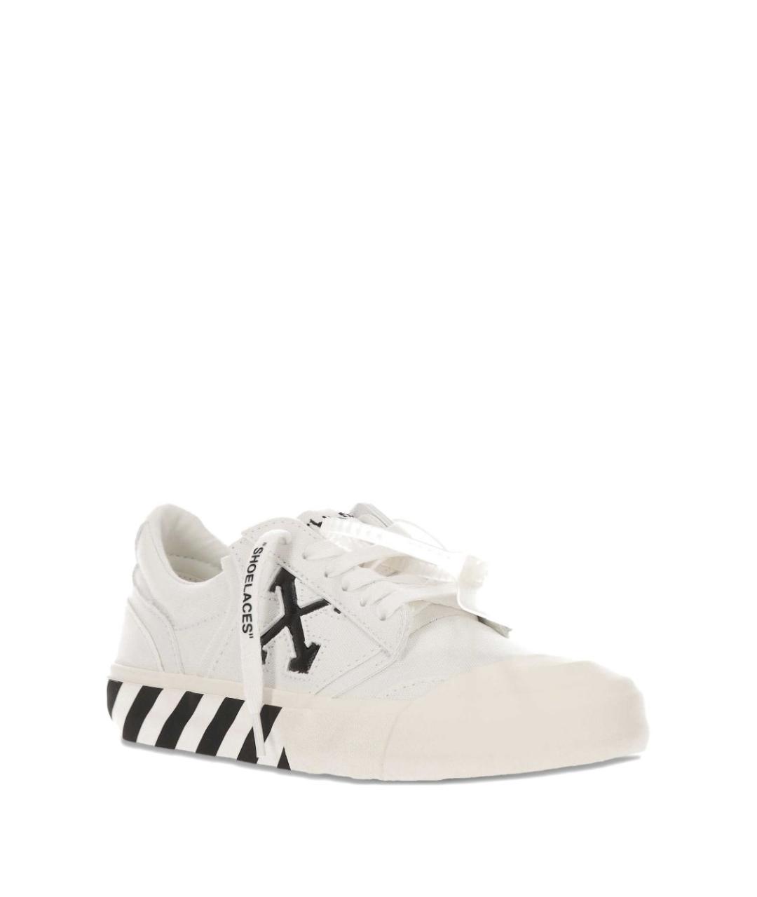 OFF-WHITE Белые текстильные ботинки, фото 2