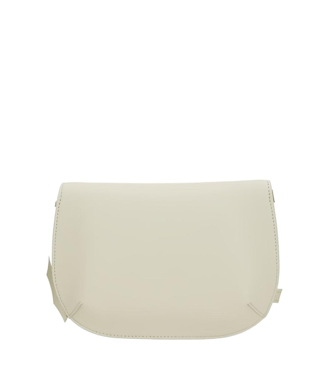 FERRAGAMO Белая кожаная сумка через плечо, фото 2