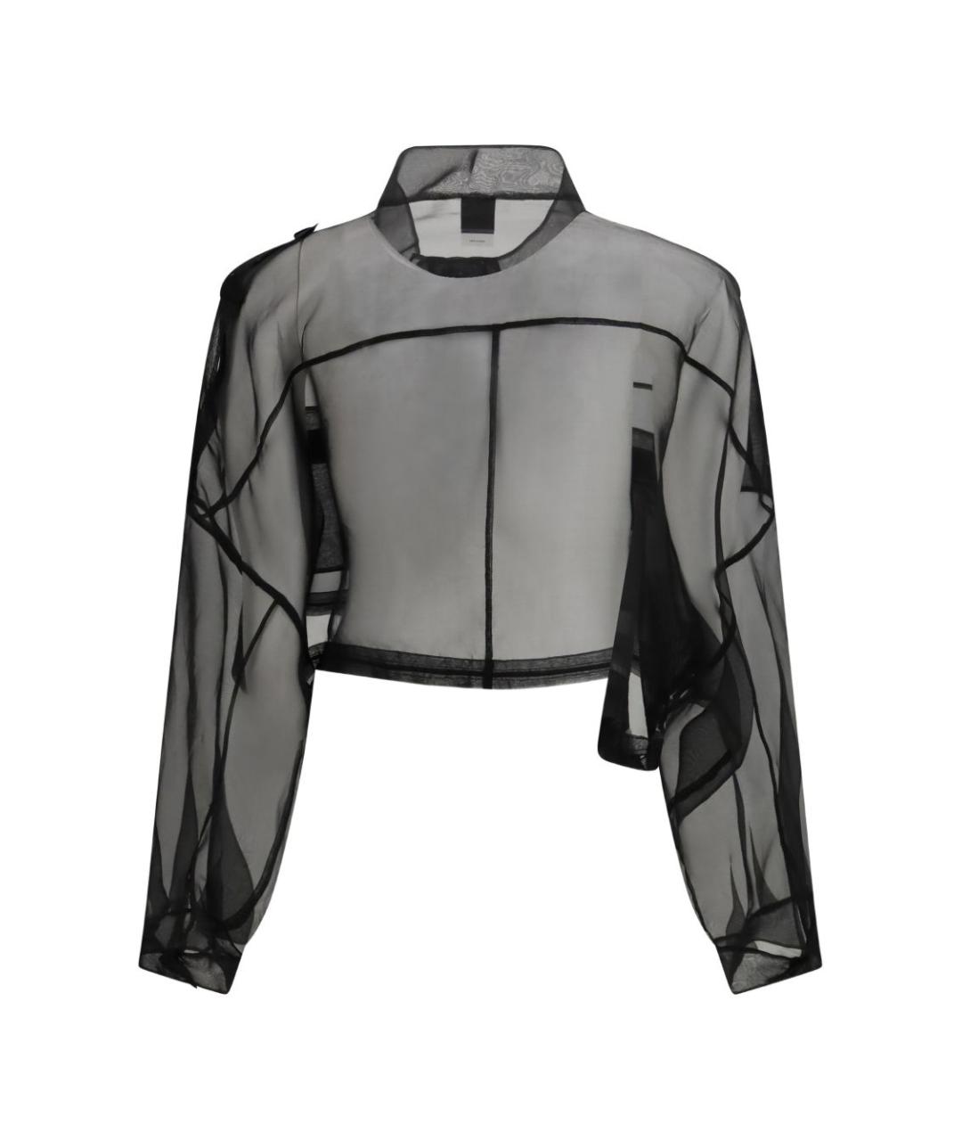 PINKO Черная шелковая рубашка, фото 2