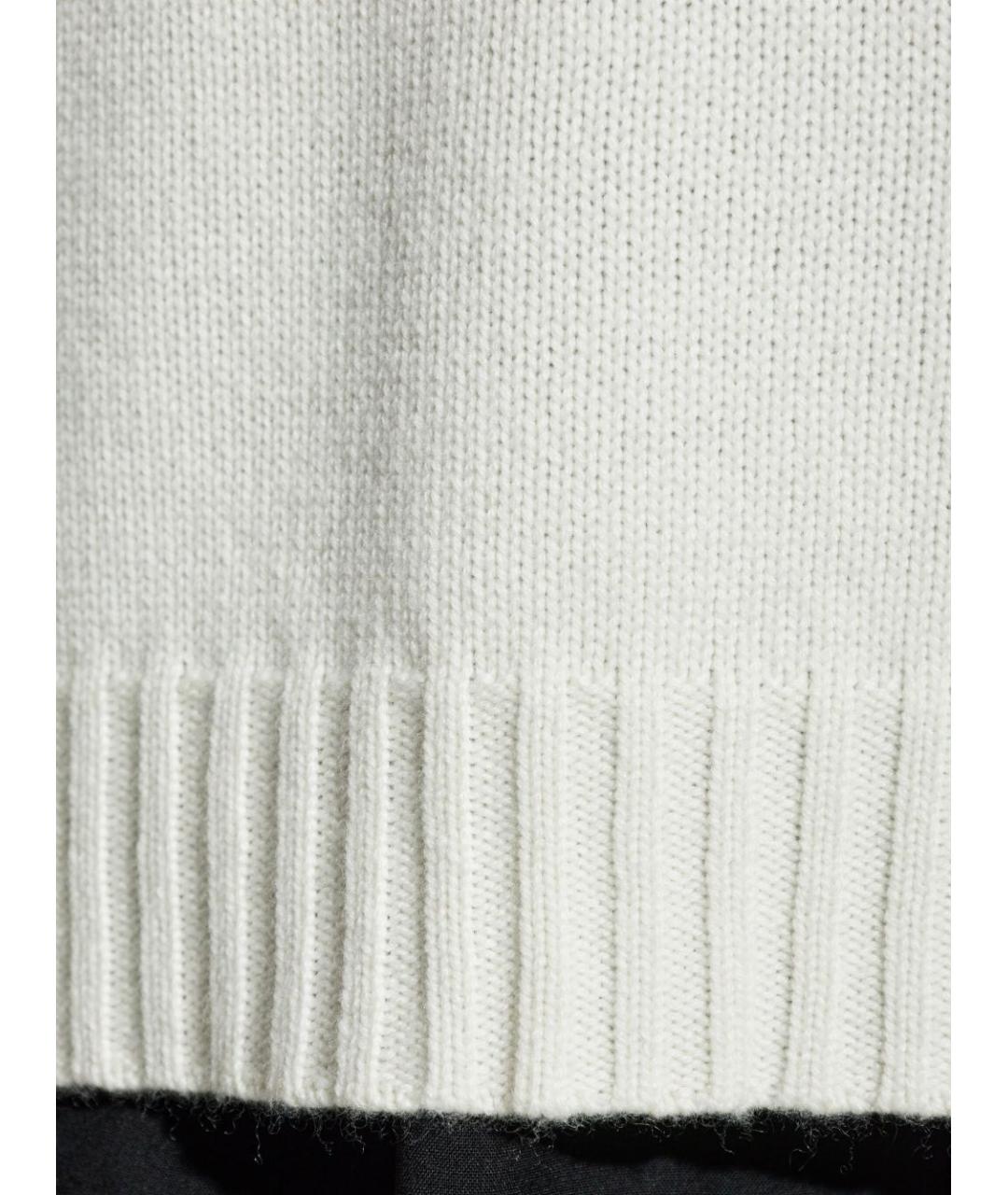 MAX MARA Белый кашемировый джемпер / свитер, фото 5