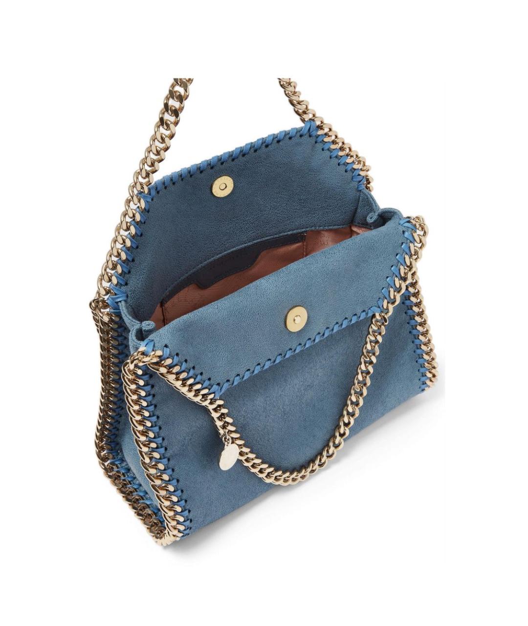 STELLA MCCARTNEY Синяя сумка тоут из искусственной кожи, фото 4