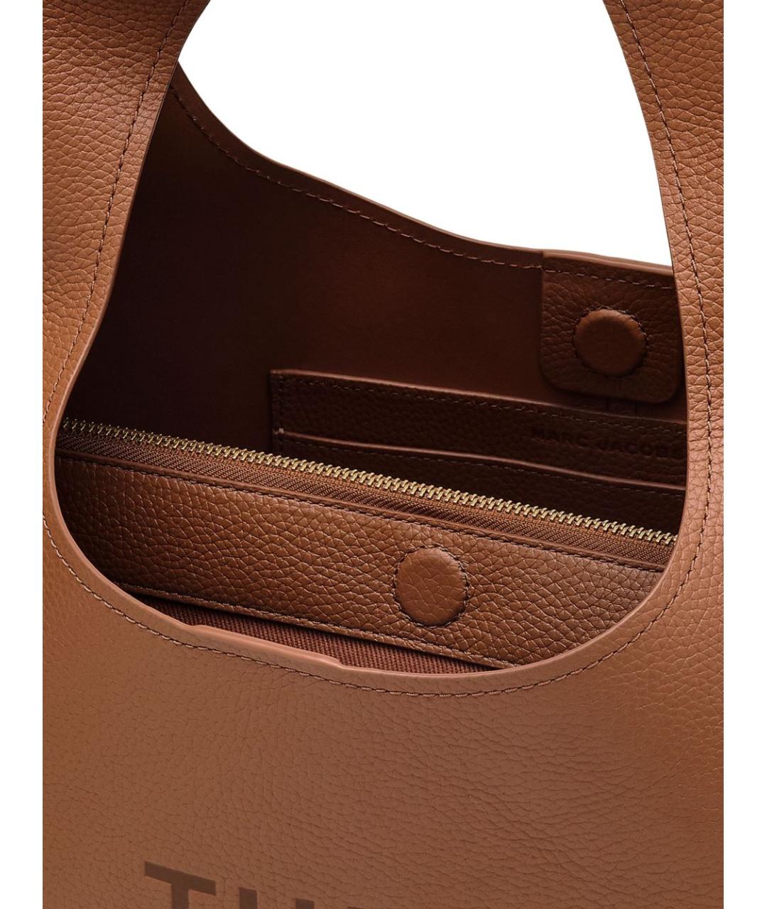 MARC JACOBS Коричневая кожаная сумка через плечо, фото 7