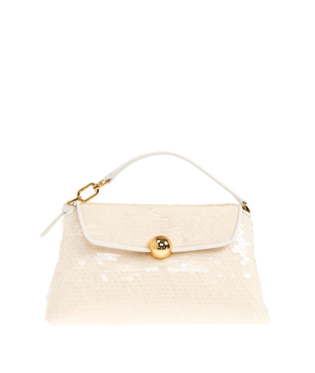 FURLA Бежевая кожаная сумка с короткими ручками, фото 1