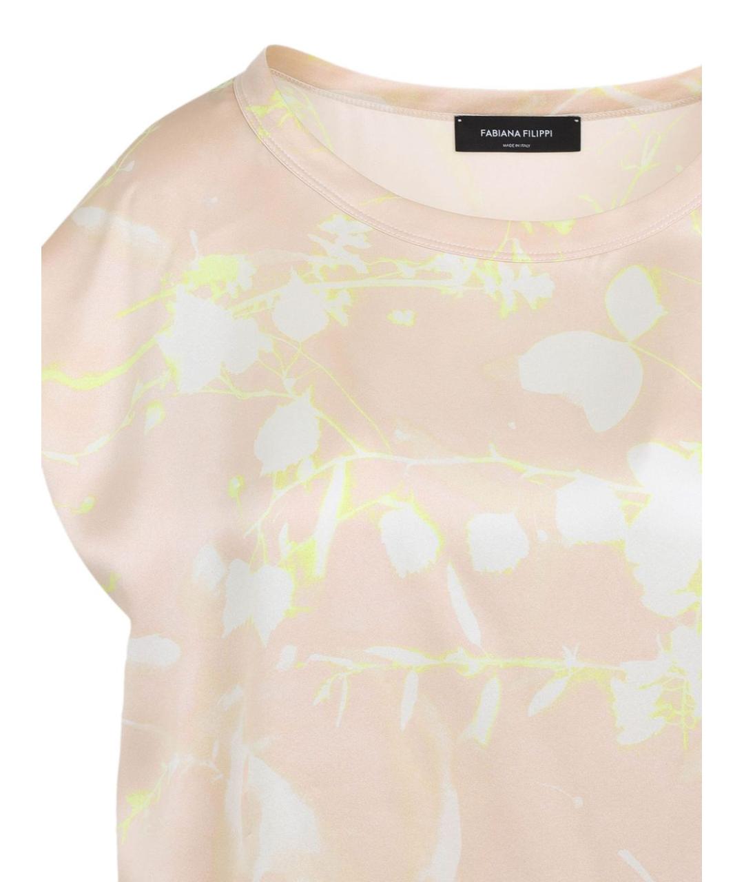 FABIANA FILIPPI Розовая шелковая блузы, фото 3