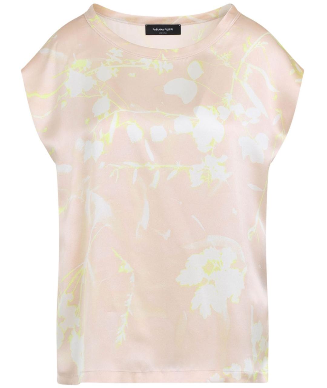FABIANA FILIPPI Розовая шелковая блузы, фото 1