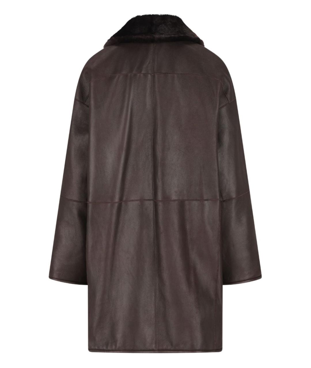 MAX MARA Мульти кожаная дубленка, фото 4